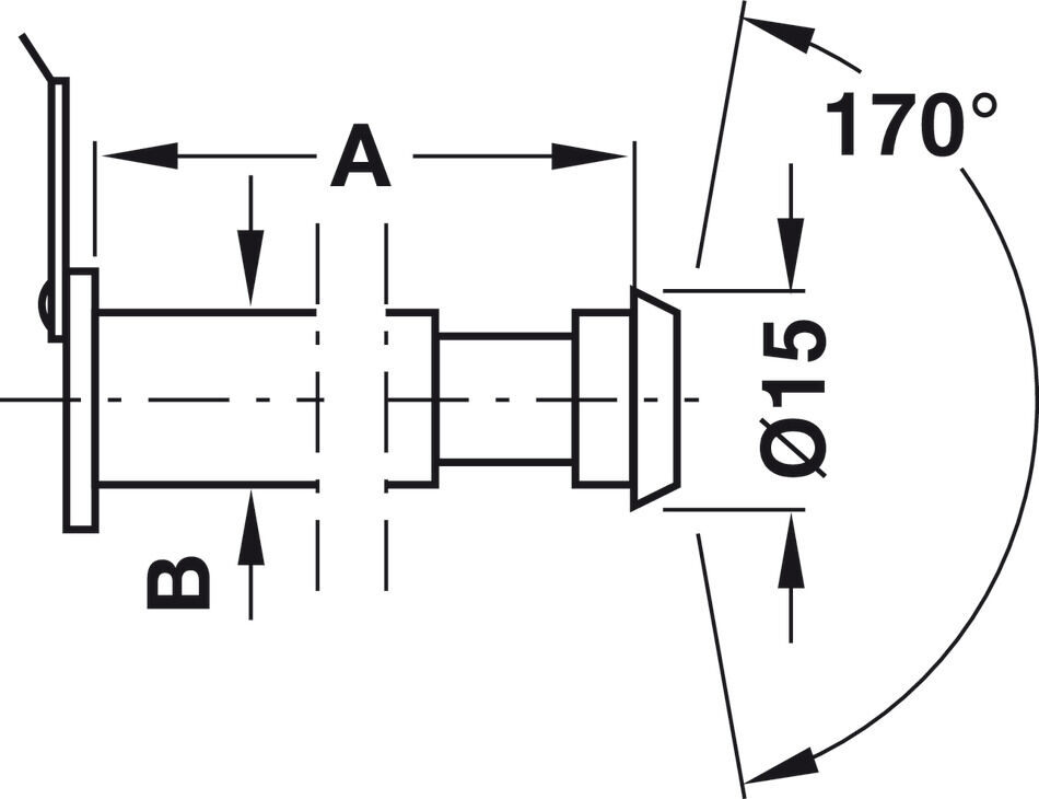 Kapı Dürbünü, Häfele DV.01 2