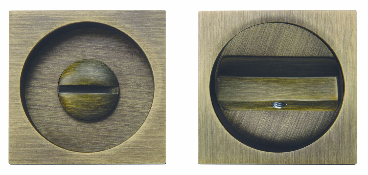 Gömme kulp, SQUARE, Pirinç, 58 mm, HÄFELE ---Gömme kulp, SQUARE, Pirinç, 58 mm