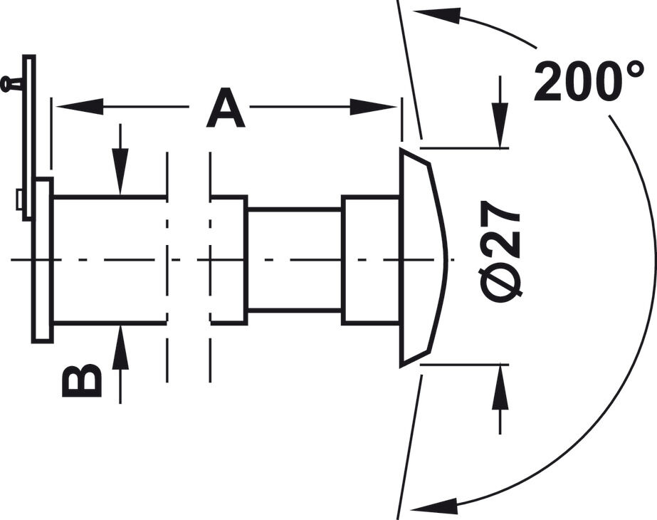 Kapı Dürbünü, Häfele DV.03 2