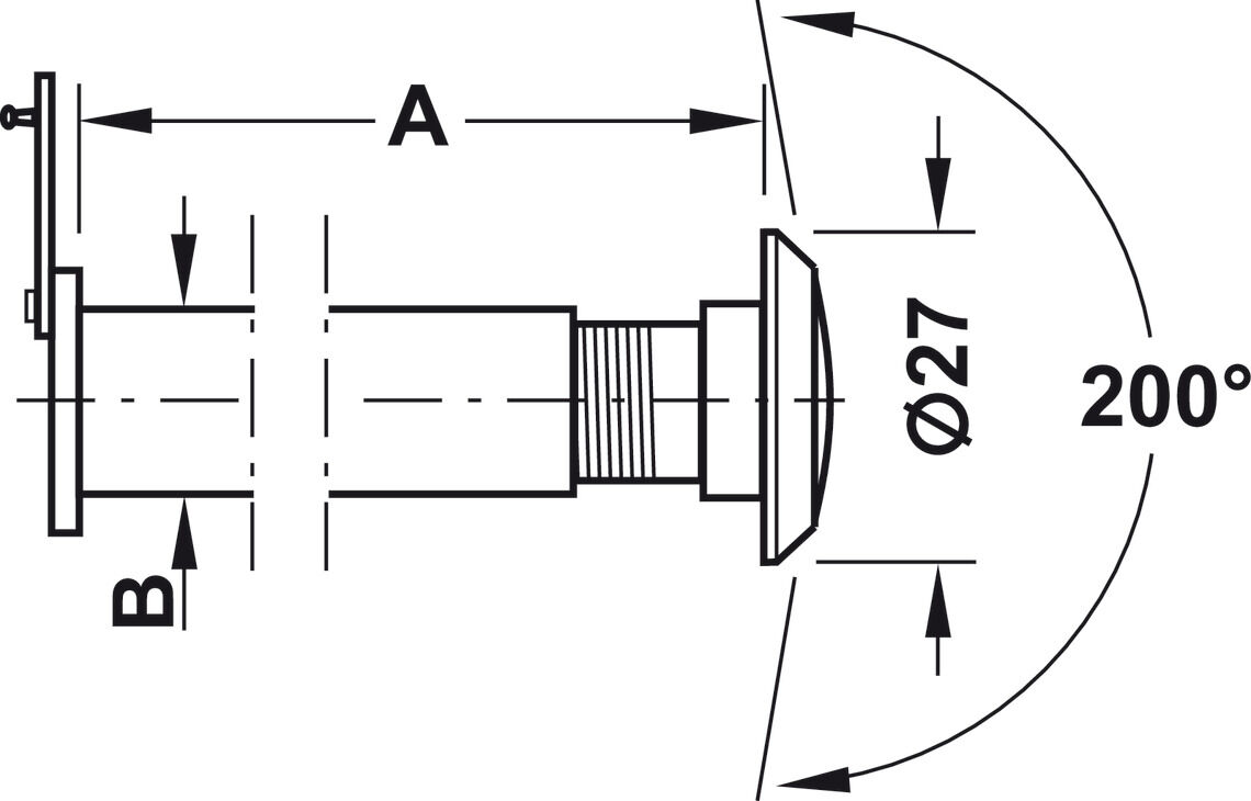 Kapı Dürbünü, Häfele DV.04 2
