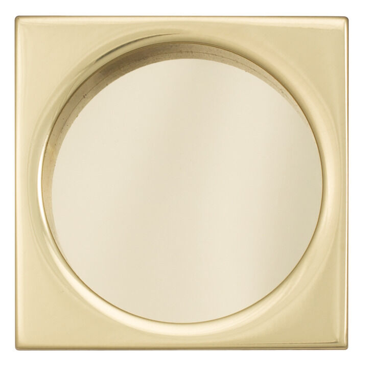 Gömme kulp, SQUARE, Pirinç, 58 mm, HÄFELE ---Gömme kulp, SQUARE, Pirinç, 58 mm