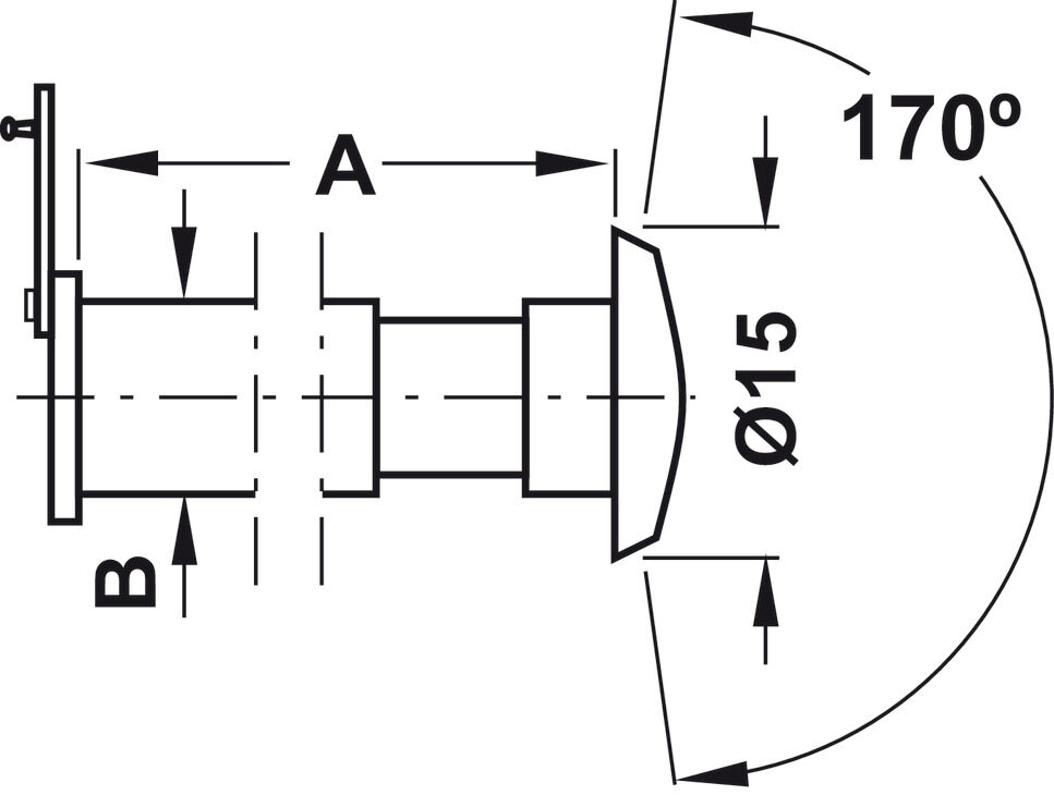 Kapı Dürbünü, Häfele DV.02