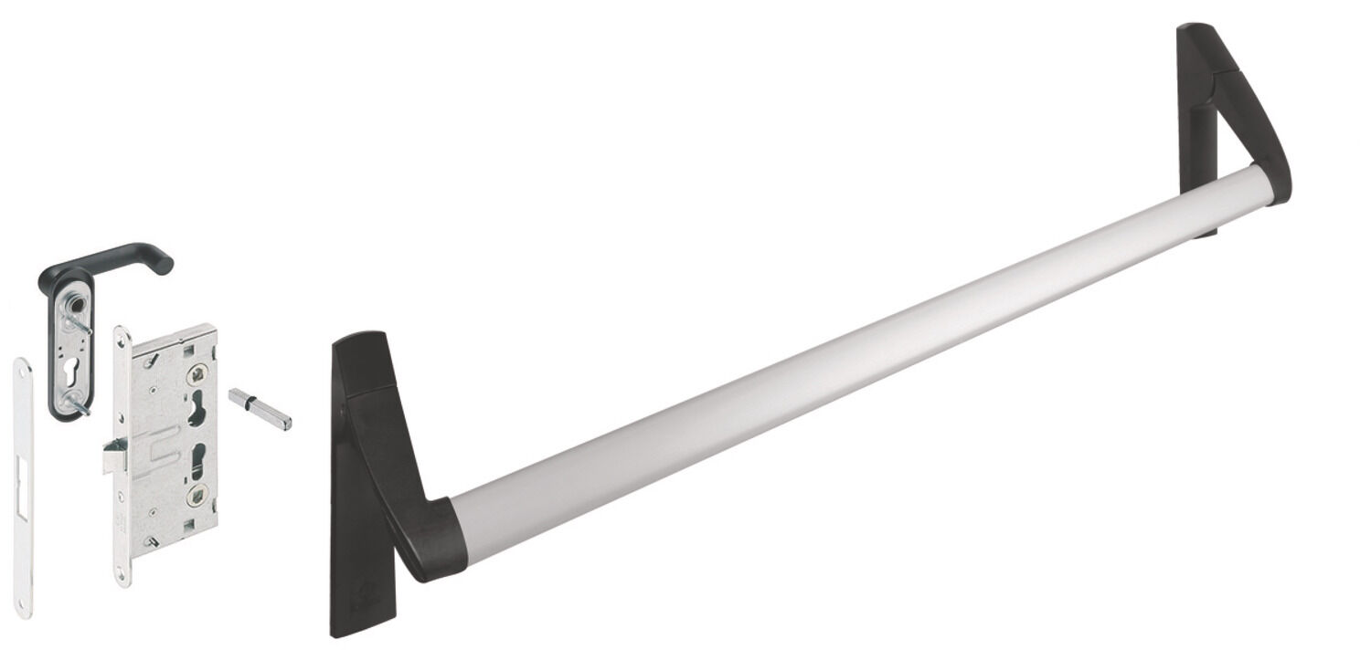 Panik Kilit Seti için Kilit, Panik B, HÄFELE ESCAPE, Galvaniz, 65 mm Seren Mesafeli