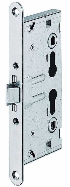 Yangın Dayanımlı Gömme Kapı Kilidi, HÄFELE H65.02, Mızraklı, PC (Barelli Tip), 65 mm Seren Mesafeli