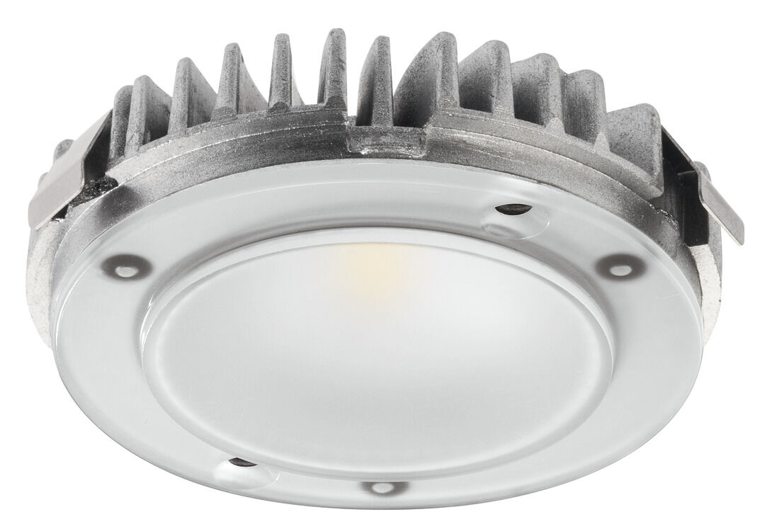 Aydınlatma modülü, Häfele Loox5 LED 2092 12 V modüler 2 pimli (monokrom) matkap deliği ⌀ 58 mm alüminyum