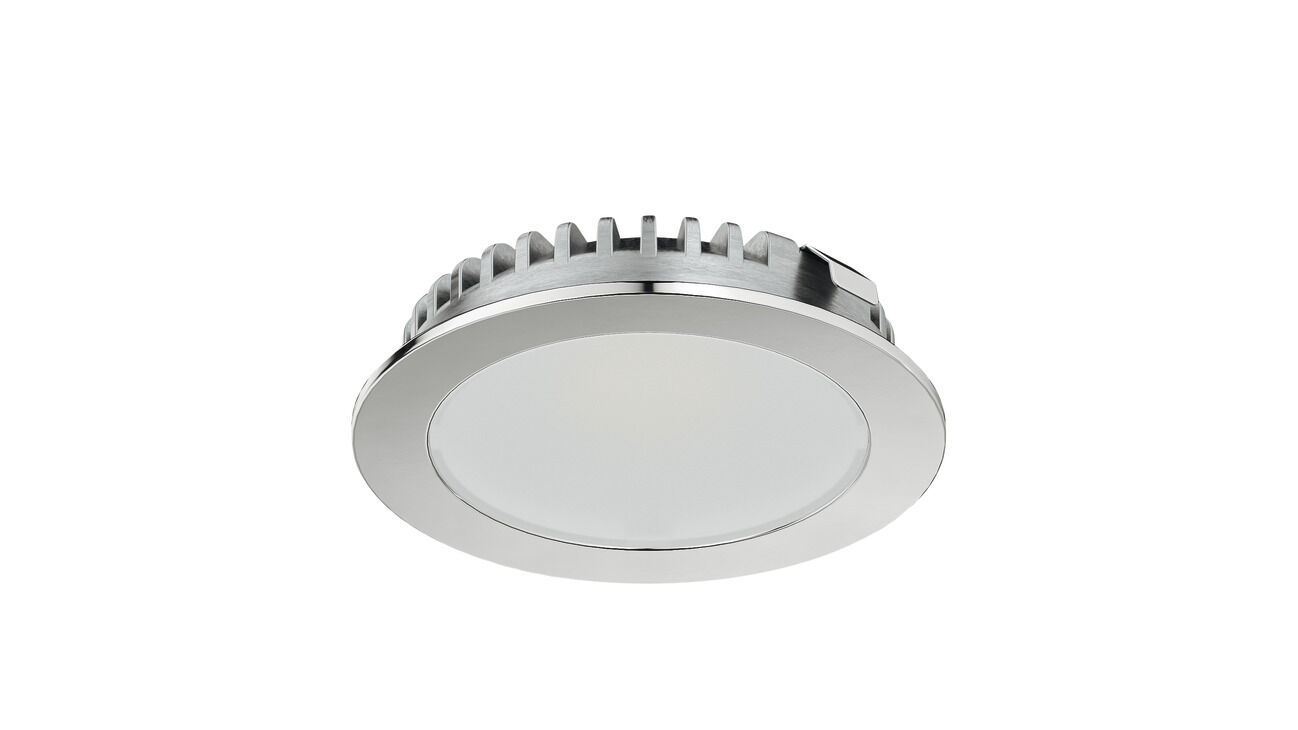 Gömme/yüzey montajlı ışık, Häfele Loox5 LED 2094 12 V matkap deliği ⌀ 58 mm, alüminyum
