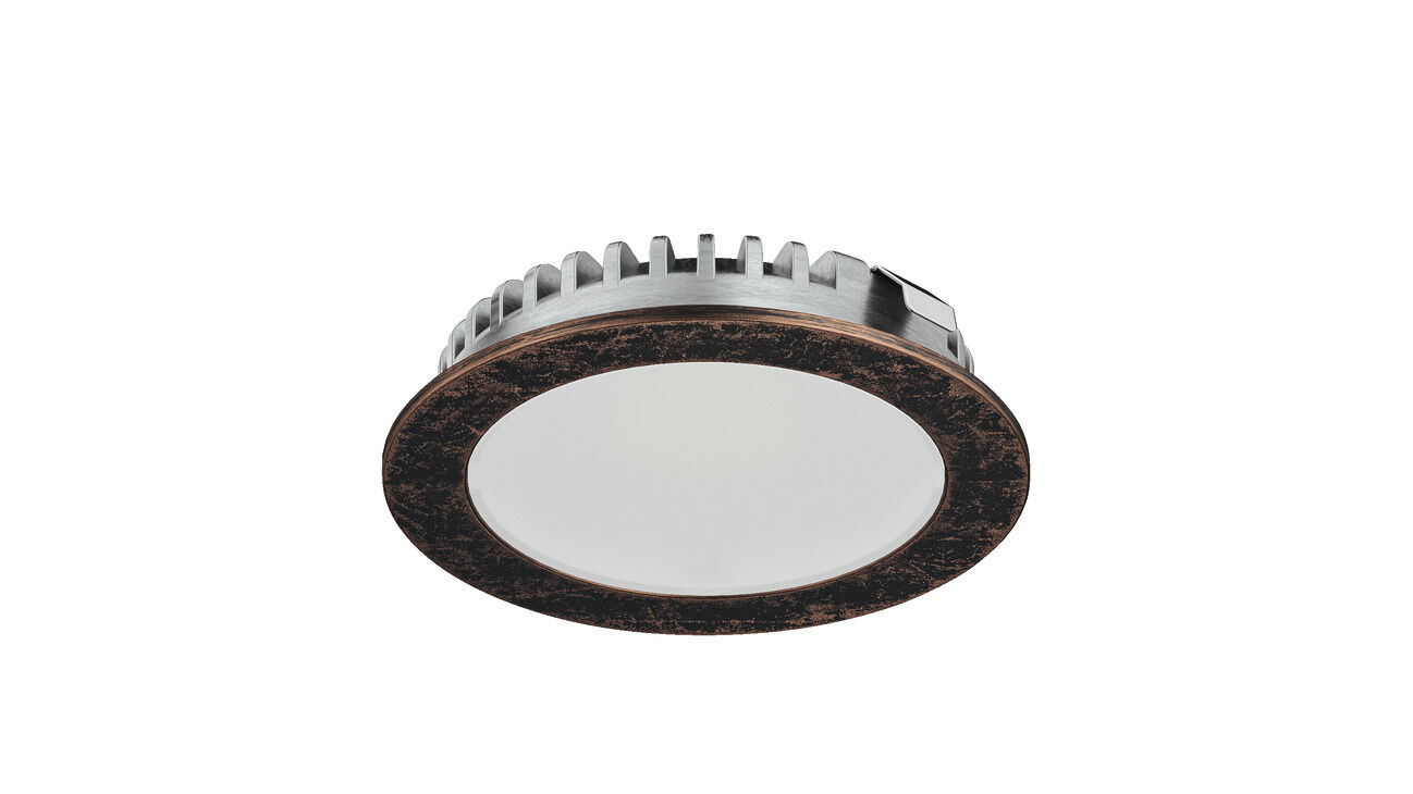 Gömme/yüzey montajlı ışık, Häfele Loox5 LED 2094 12 V matkap deliği ⌀ 58 mm, alüminyum