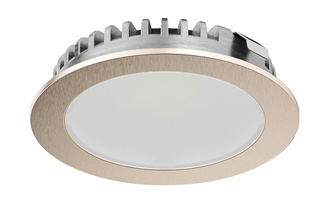 Gömme/yüzey montajlı ışık, Häfele Loox5 LED 2094 12 V matkap deliği ⌀ 58 mm, alüminyum
