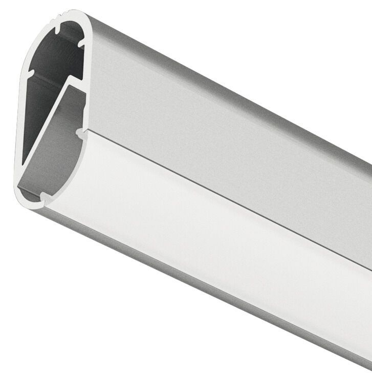 Askı borusu, 10 mm şerit LED aydınlatmalar için Häfele Loox Profil 5105