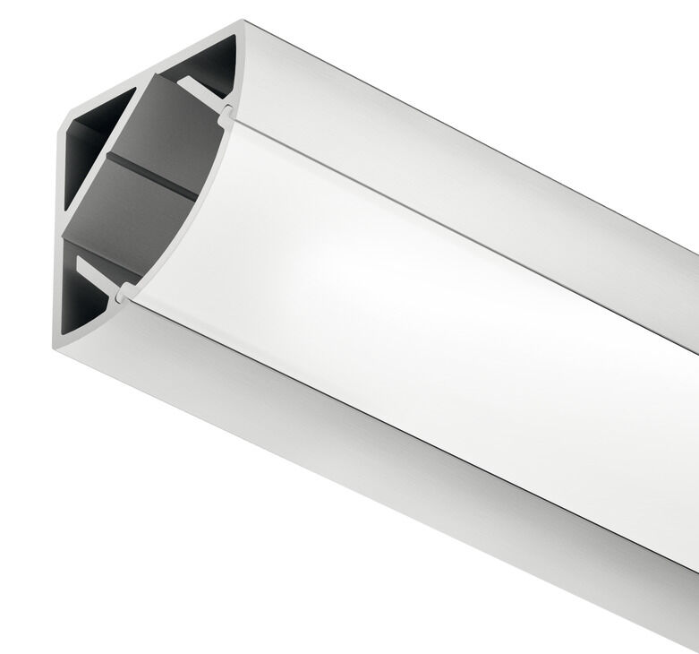 Köşe profili, 10 mm şerit LED aydınlatmalar için Häfele Loox Profil 2195