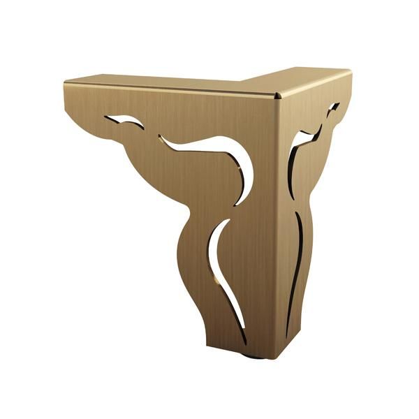 BELLE Mobilya Ayağı Antik Bronz 100mm