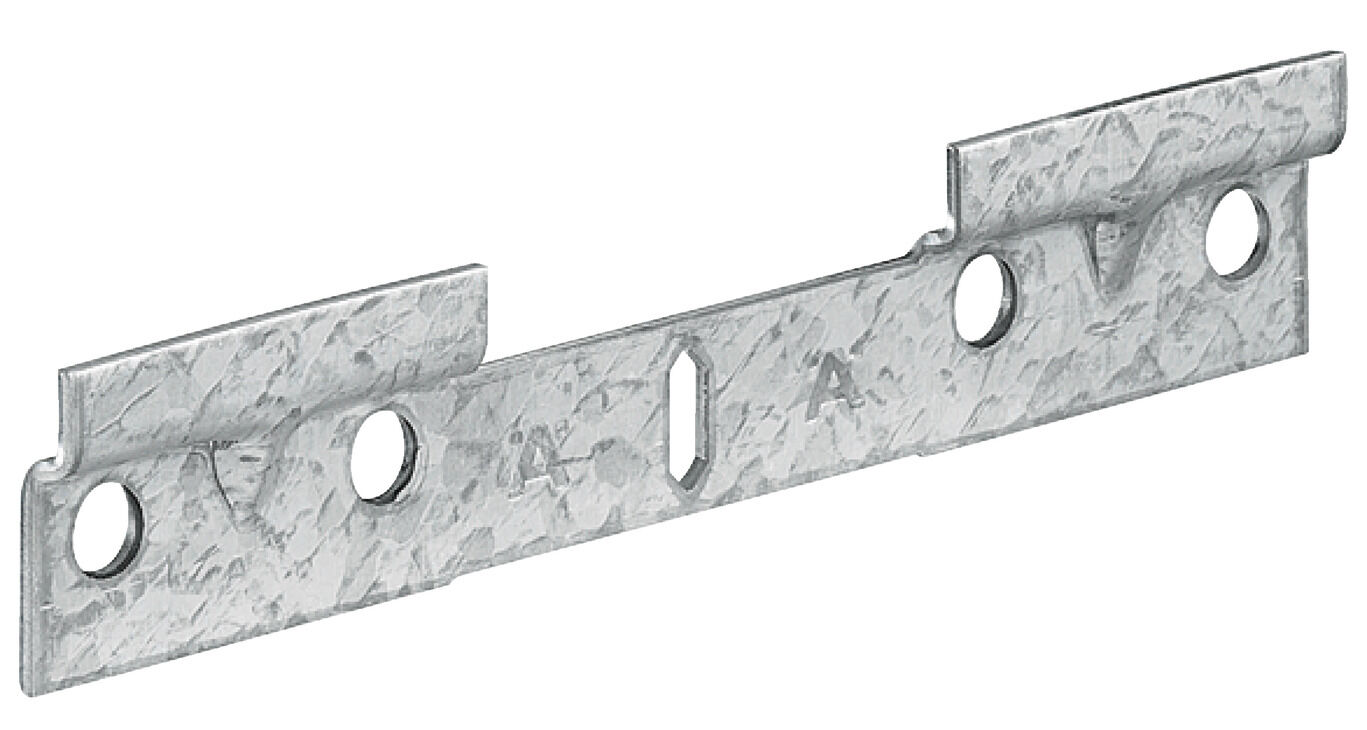 Montaj plakası, Çelik, uzunluk 130 mm