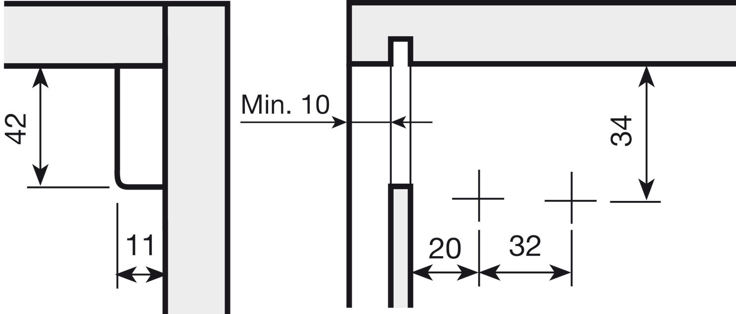 Dolap Askı Elemanı, Vidalı, SC 4 3
