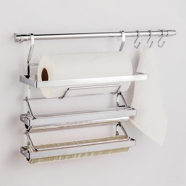 TRENO Tezgah Arası Aksesuar Krom 50cm Set 2