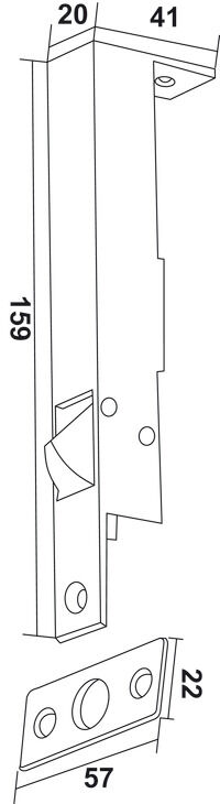 Kapı Sürgüsü, HÄFELE BOLT 06 2