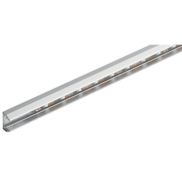 LED 2007 Aydınlatmalı Cam Raf Profili 563mm Sıcak Beyaz