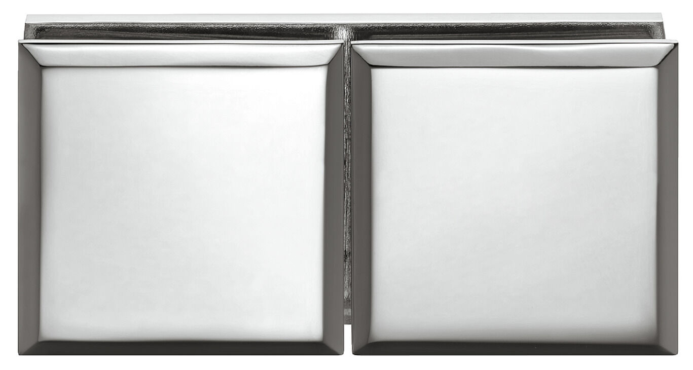 Bardaklık, cam-cam bağlantılar için, 180° cam ön panel