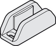 Cam için klavuz, 8/10/12.7mm, gümüş mat