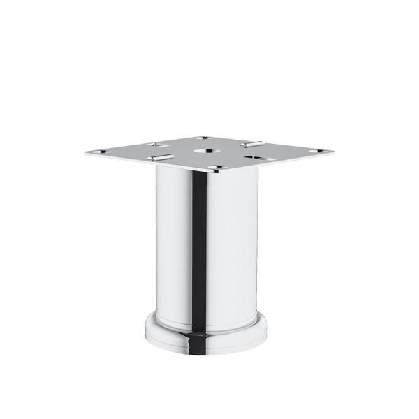 Mobilya Ayağı Çelik Parlak Krom Ø42mmH:150-170mm