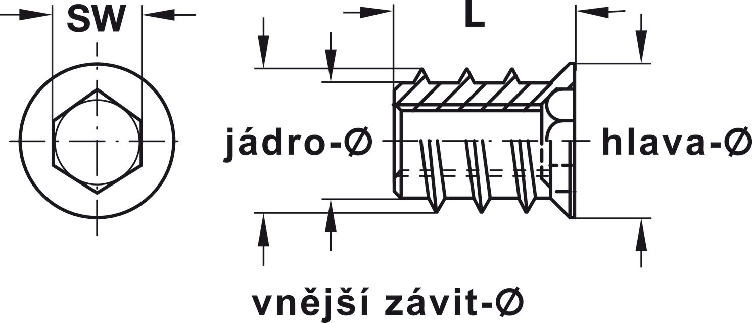 Vidalı kovan, Çelik, Sürgü ile 3