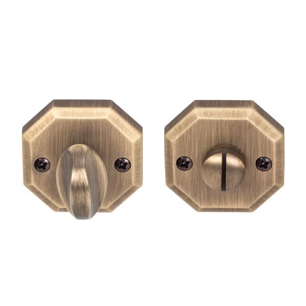 Rozet (wc) yuvarlak antik bronz