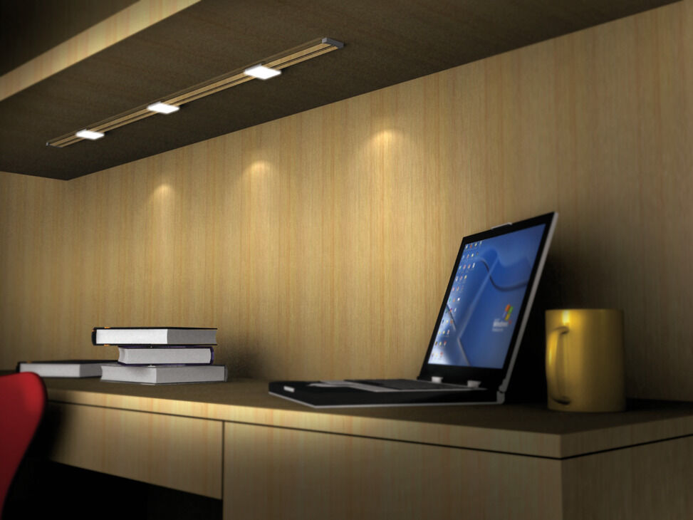 Yüzeye monte gömme ışık, Korkuluk sistemi, 3 aydınlatma, LED 3006 – Loox, 3x1,8 W, alüminyum, 24 V 4