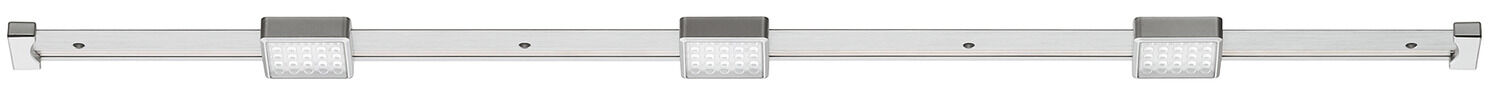 Yüzeye monte gömme ışık, Korkuluk sistemi, 3 aydınlatma, LED 3006 – Loox, 3x1,8 W, alüminyum, 24 V