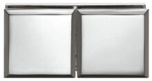 Bardaklık, cam-cam bağlantılar için, 180° cam ön panel