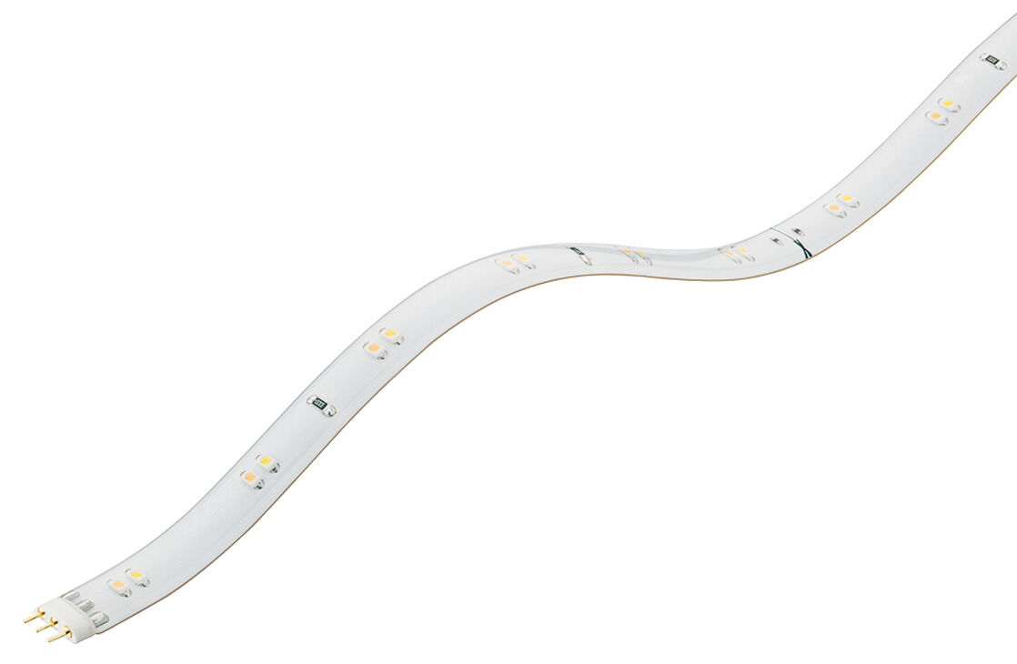 Silikon şerit LED aydınlatma, Häfele Loox LED 3017 24 V 3 pimli (Ton ayarlı beyaz), 72 LED/m, 5,5 W/m, IP20