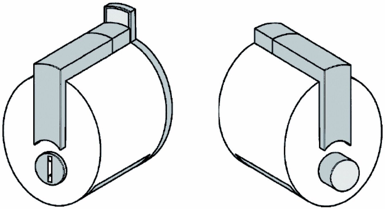 Topuz Kilit, HÄFELE FORMA, WC Tipi, Cam