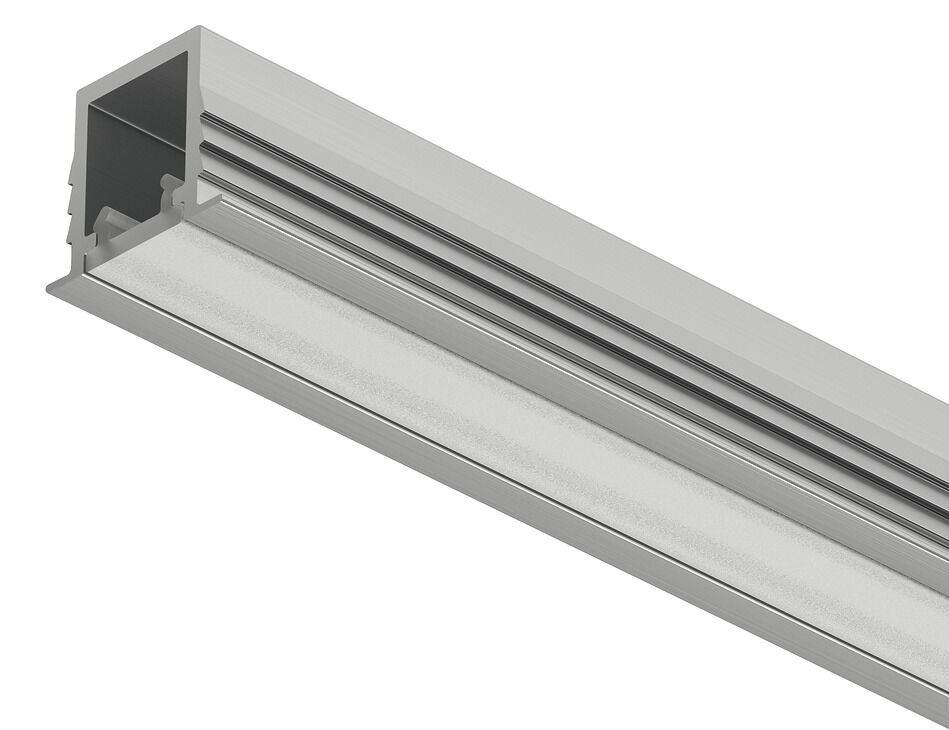 Gömme montaj için profil, 5 mm şerit LED aydınlatmalar için Häfele Loox5 profil 1104