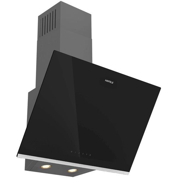 ORION Davlumbaz 60cm açılı siyah tek cam