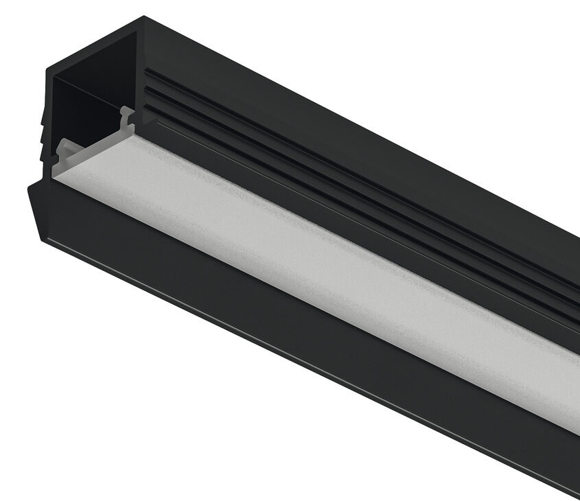 Gömme montaj için profil, 8 mm şerit LED aydınlatmalar için Häfele Loox5 profil 1105