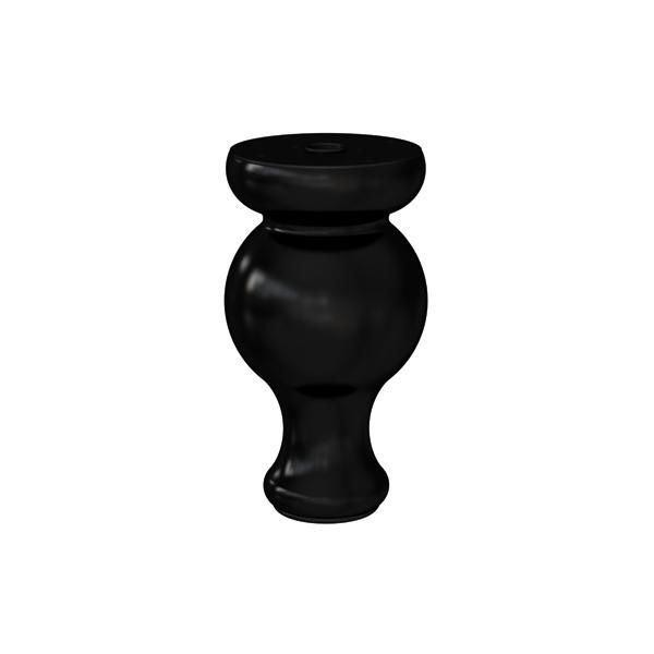 LADY Mobilya Ayağı Meşale Siyah 70x120mm