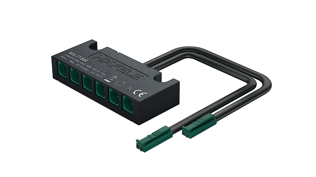 Adaptör, Häfele Loox5, 24 V 3 pimli (Ton ayarlı beyaz)