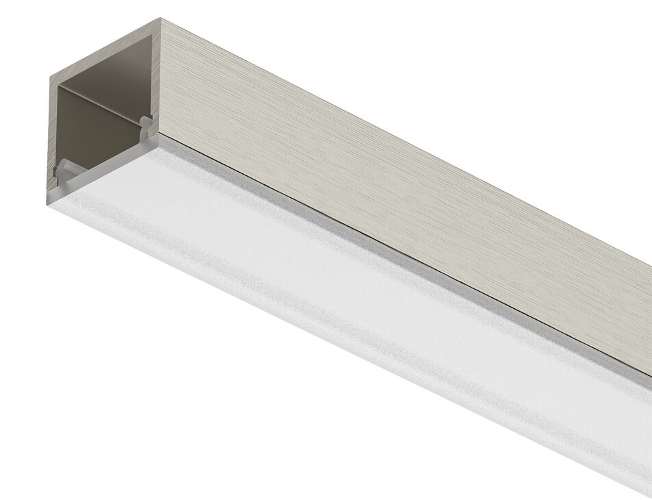 Alttan montaj için profil, 8 mm şerit LED aydınlatmalar için Häfele Loox5 profil 2102