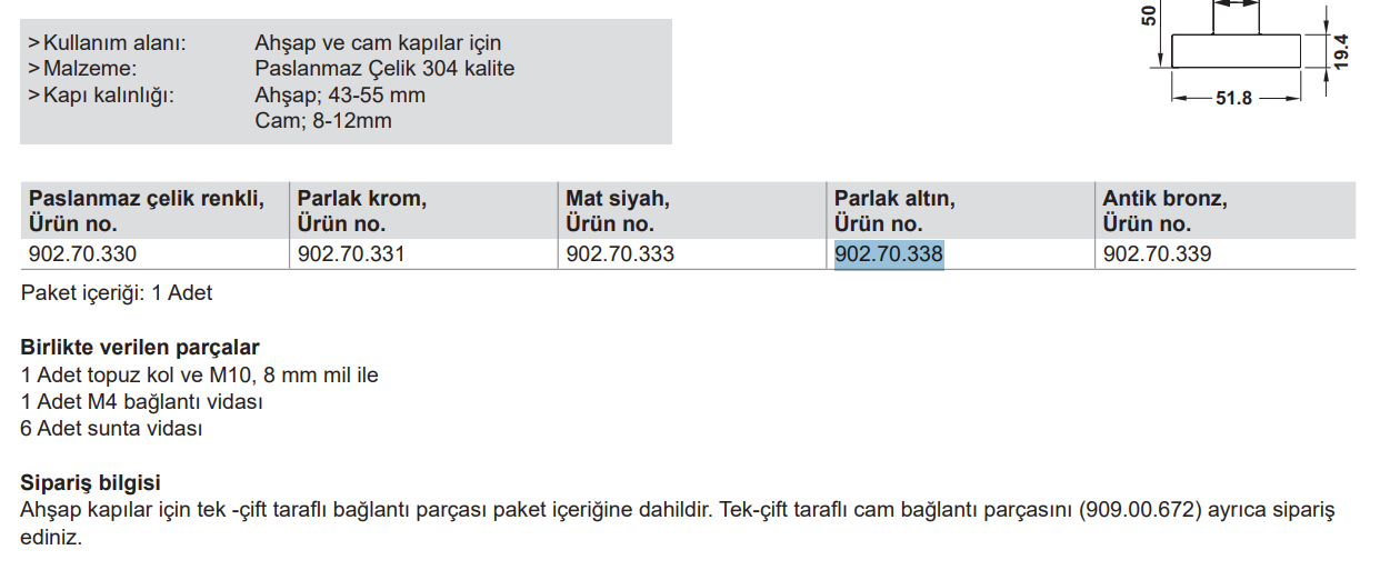 ROND II Topuz kol, parlak altın 4