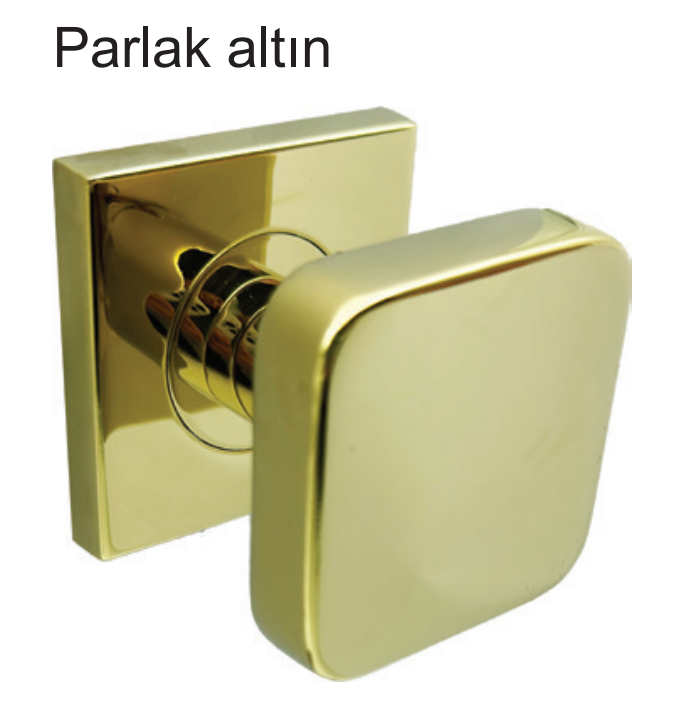 QUADRA II Topuz kol, parlak altın