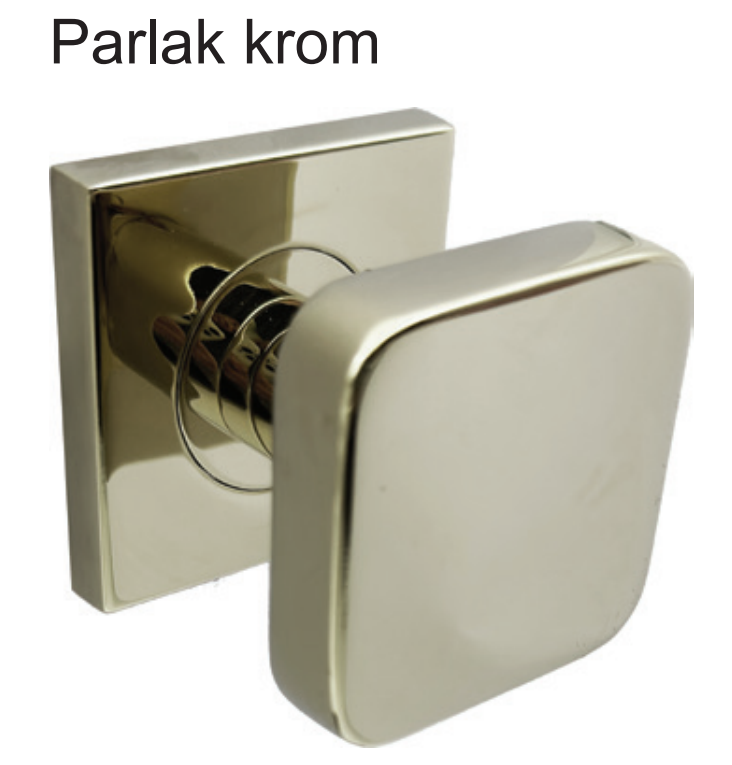 QUADRA II Topuz kol, parlak krom