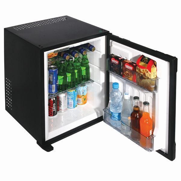 HMB01 Minibar Cam Kapak Siyah 50L