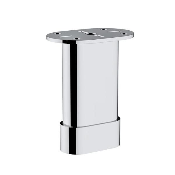 MENTON Mobilya Ayağı Oval Parlak Krom 25x100mm