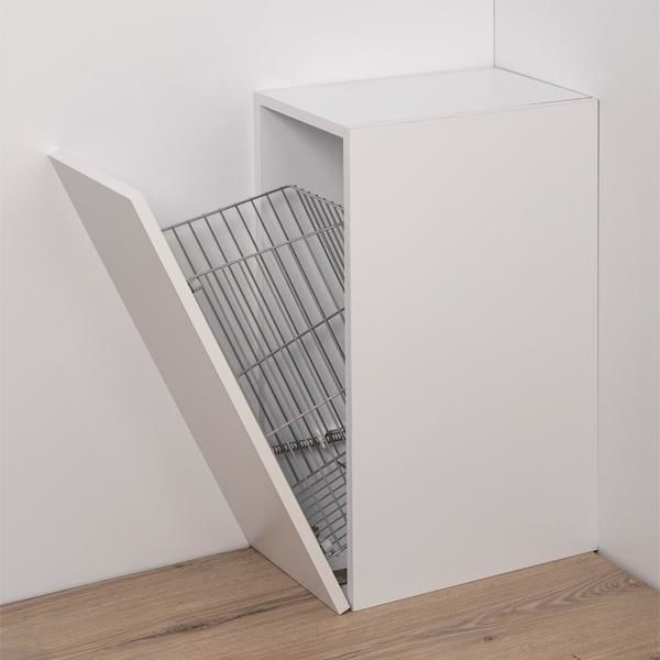 BOXY Çamaşır Sepeti Parlak Krom 330mm