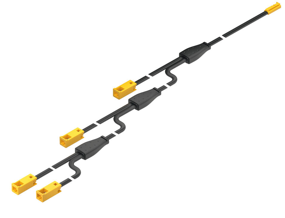 Loox5 4-way extension lead 12V/6.5m