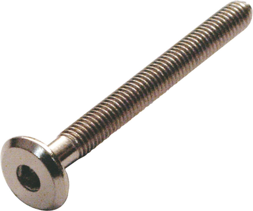 Flat head screw bronz. m6x60mm