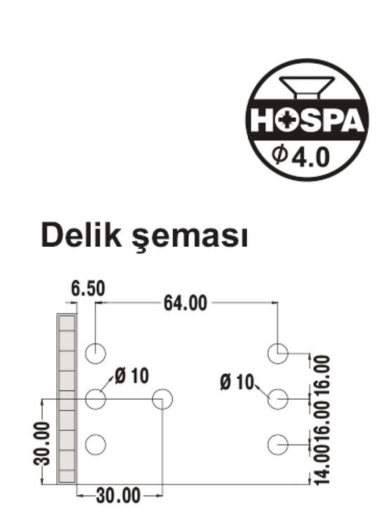 Baza Ayağı Seti, HÄFELE PFT03 3