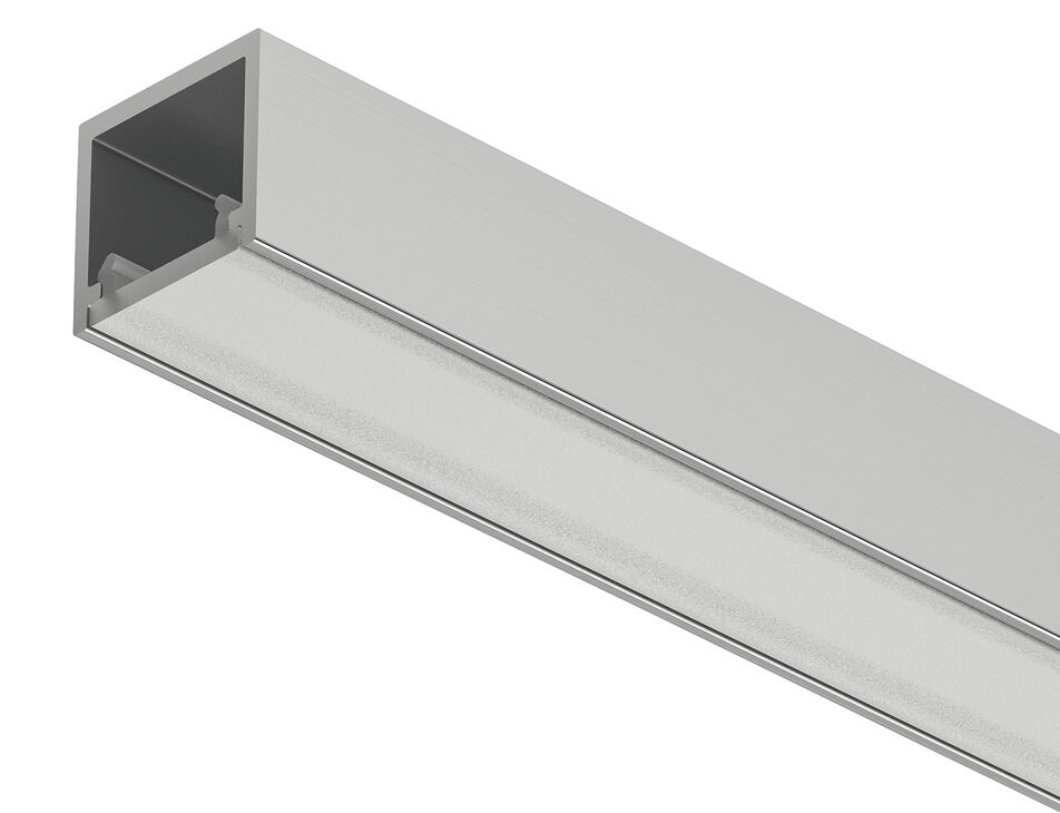 Alttan montaj için profil, 8 mm şerit LED aydınlatmalar için Häfele Loox5 profil 2102 3