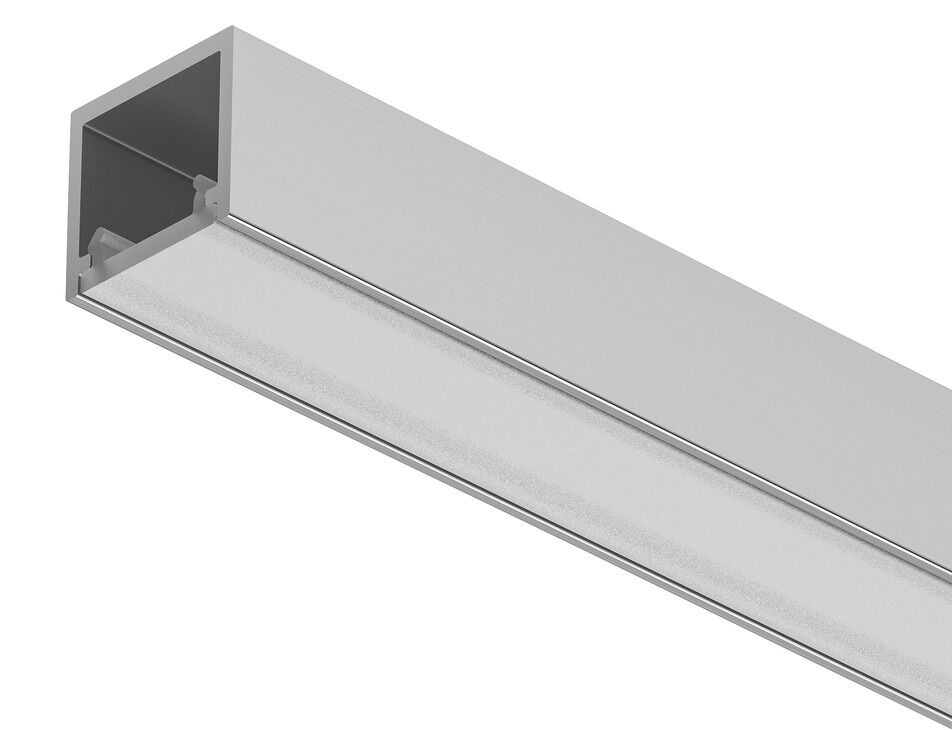 Alttan montaj için profil, 8 mm şerit LED aydınlatmalar için Häfele Loox5 profil 2102
