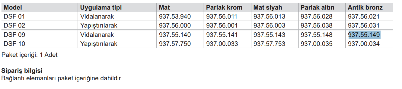 DSF 09 Stoper zem.vidalı 44x25mm a.bronz 4