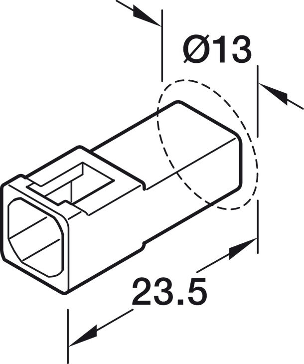 Uzatma kablosu, Häfele Loox5, 4 pimli (RGB) 3
