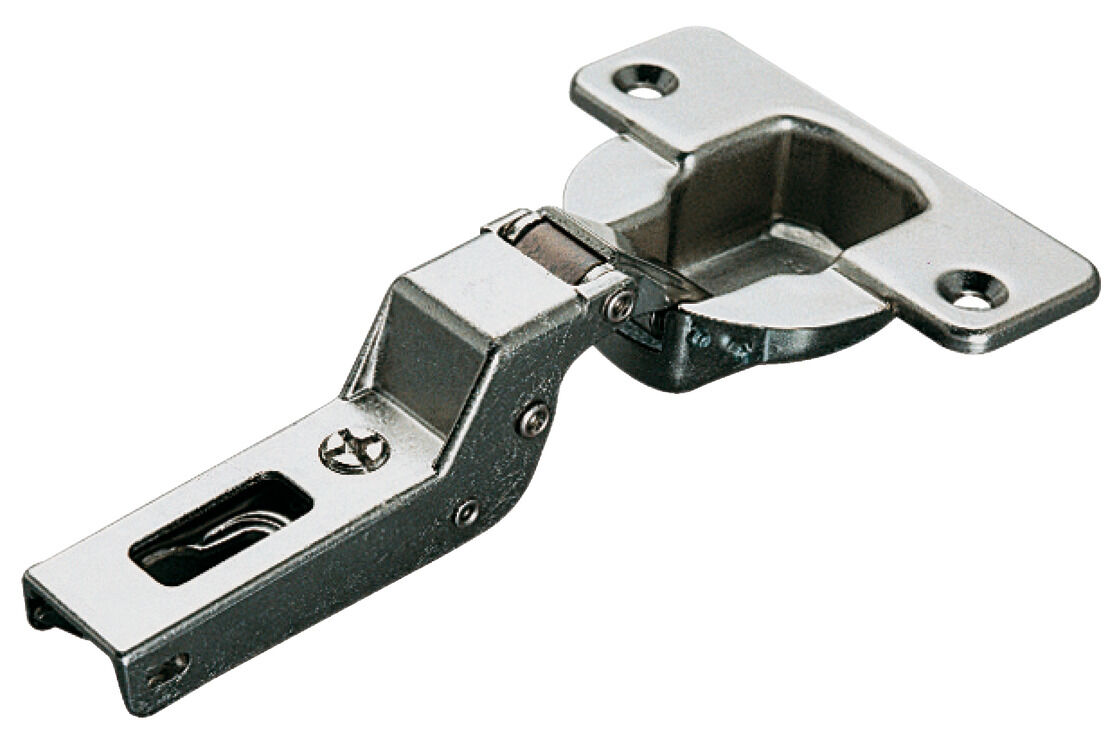 Gizli menteşe, HÄFELE METALLA 510 A/SM 94°, 40 mm'ye Kadar Ahşap Kapaklar İçin, Yarım Binili Montaj/İkiz Montaj
